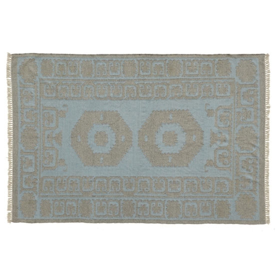 Teppich Fajolle blau/beige