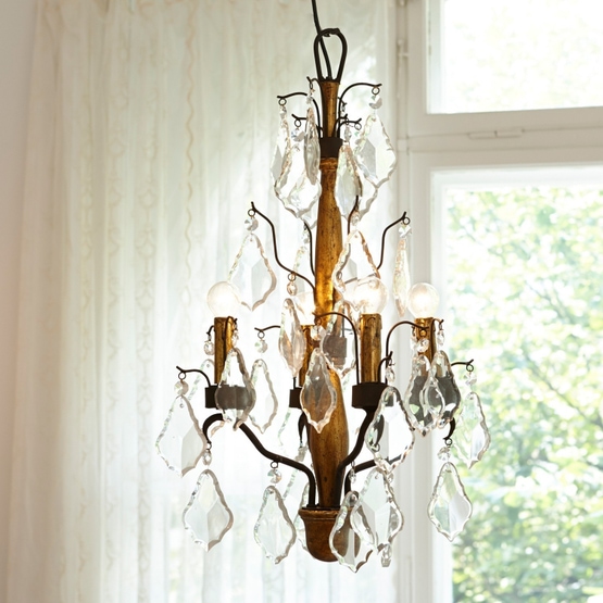 Leuchter Chandelier antikgold