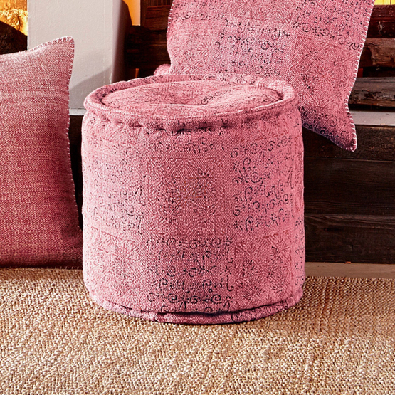 Hocker Rubino rosa