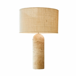 Tischlampe Ashgrove beige