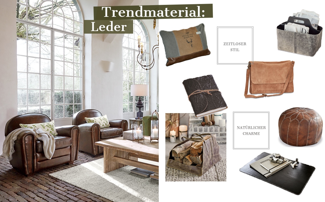 Trendmaterial Leder