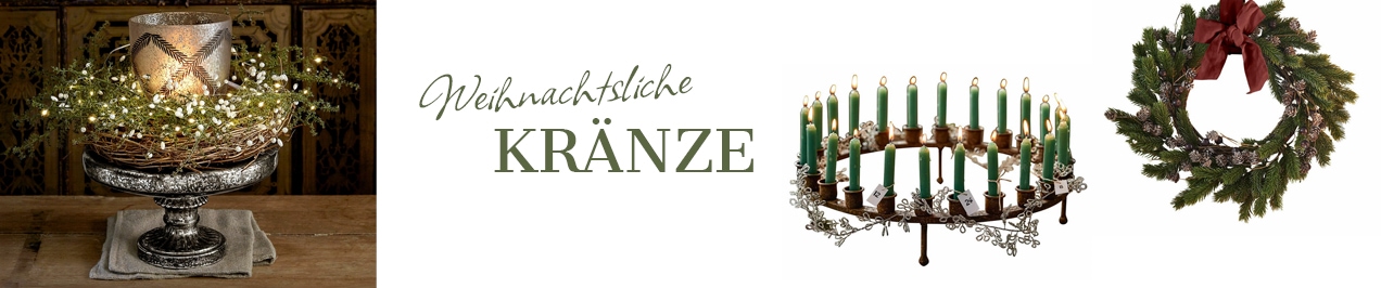 Weihnachtliche Kränze